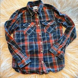 Kids JOE’s Plaid Button-Up Shirt